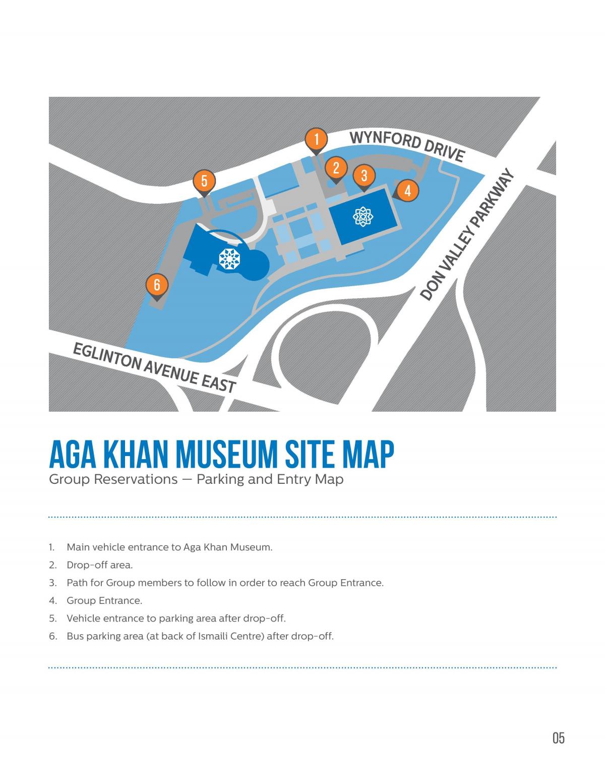 Mapa Aga Khan museum