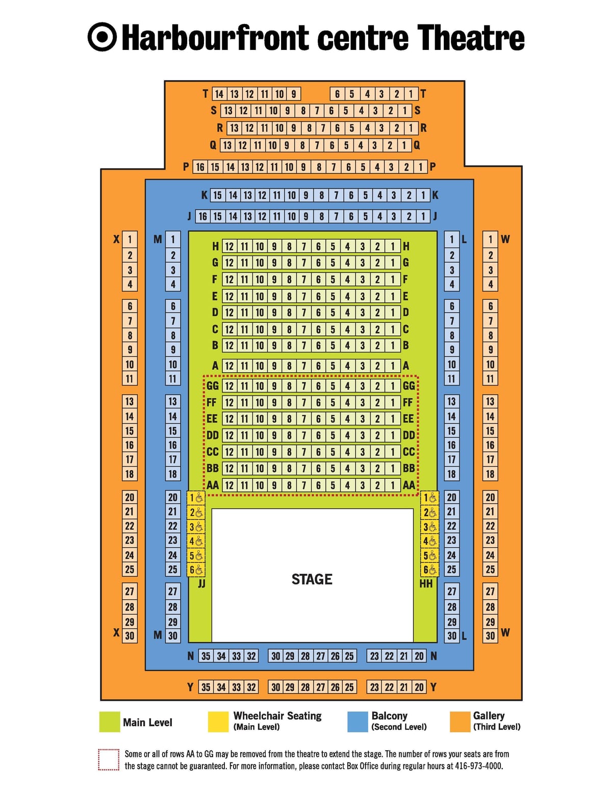 Mapa Harbourfront Centre theatre