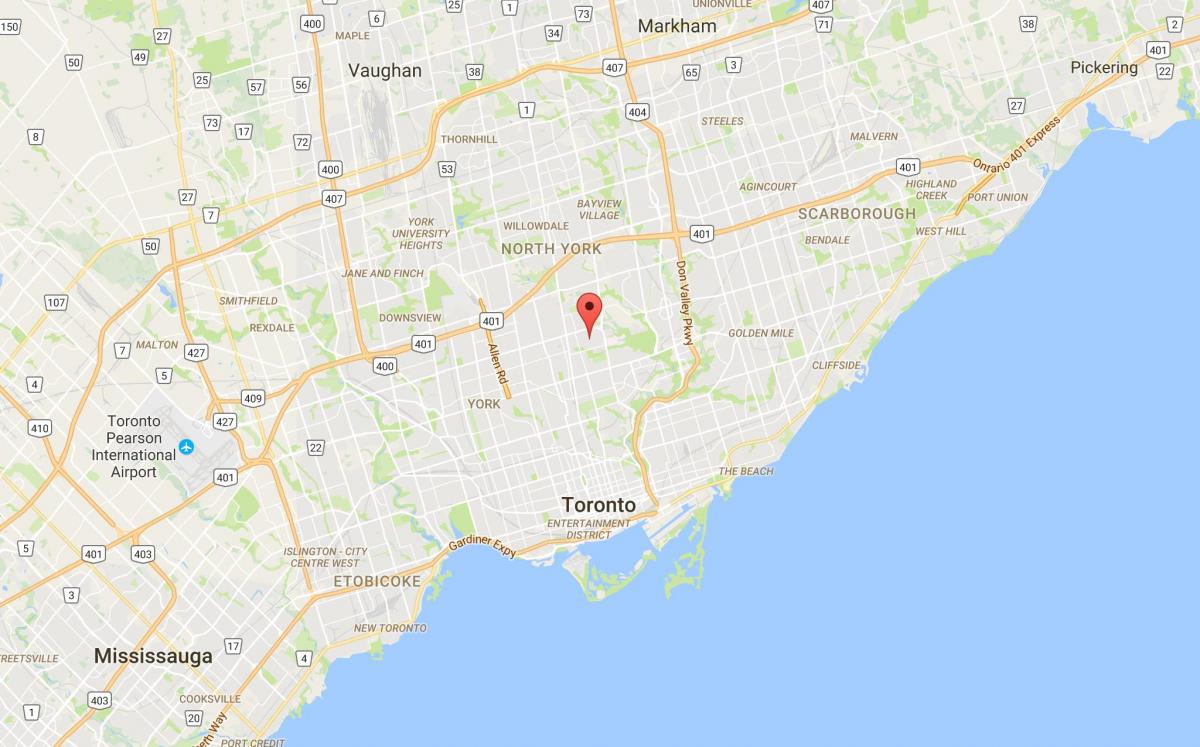Mapa Lawrence Park, Toronto