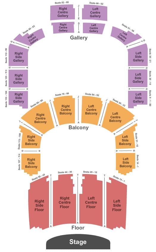 Mapa Massey Hall