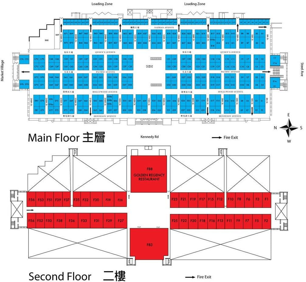 Mapa Pacific Mall