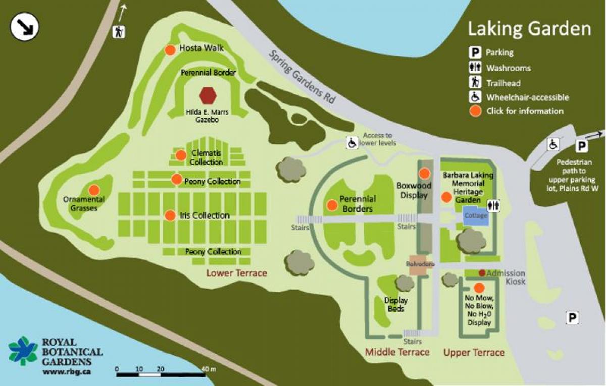 Mapa RBG Laking Zahrada