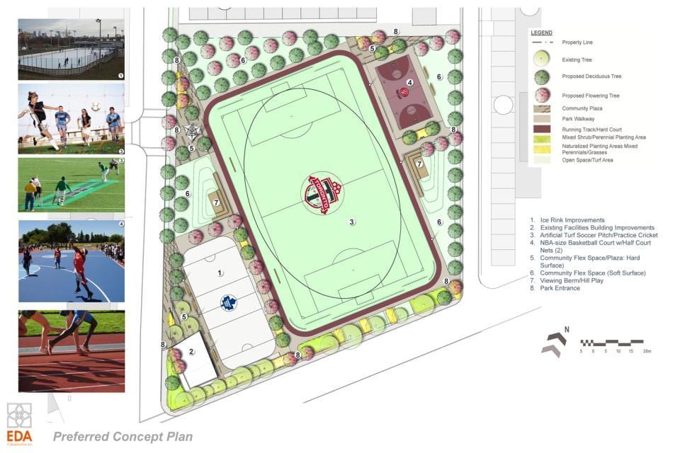 Mapa Revitalizace plán Regent Park Toronto fáze 3b