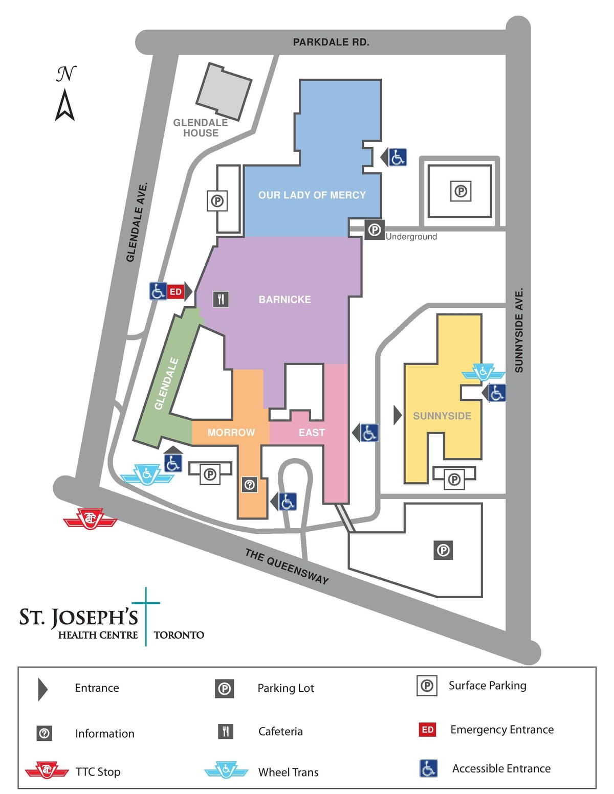 Mapa St. Joseph ' s Health Centre Toronto