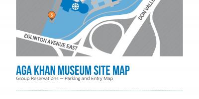 Mapa Aga Khan museum