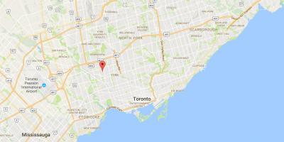 Mapa Amesbury district Toronto