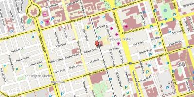 Mapa Baldwin Village Toronto