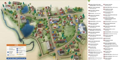 Mapa Black Creek Pioneer Village
