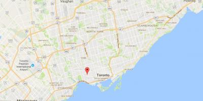Mapa Brockton Village, Toronto