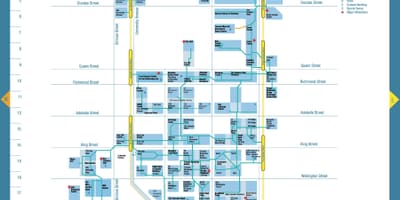 Mapa Cesty Toronto