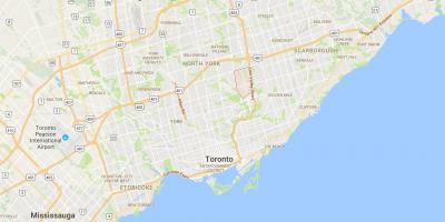 Mapa Don Mills okres Toronto