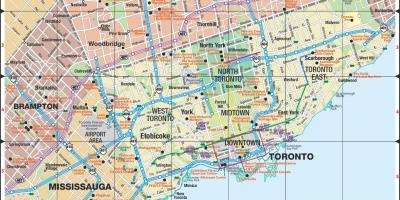 Mapa Dálnice Toronto