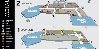 Mapa Fairview Mall