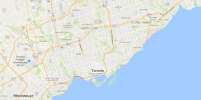 Mapa Guildwood district Toronto