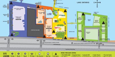 Mapa Harbourfront Centre