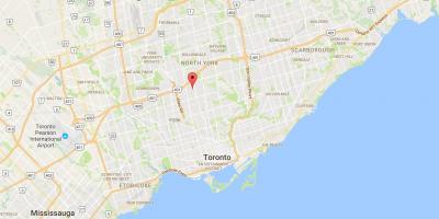 Mapa Ledbury Park, Toronto