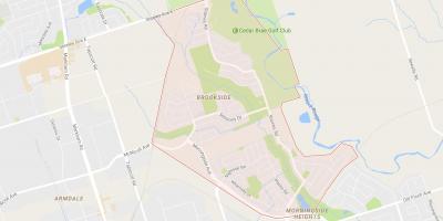Mapa Morningside Heights sousedství Toronta