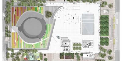Mapa Nathan Phillips Náměstí míru, zahrada
