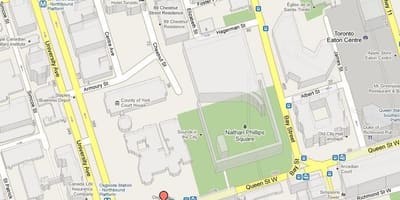 Mapa Nathan Phillips Square