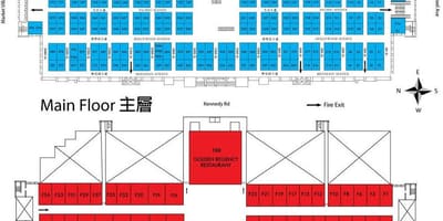 Mapa Pacific Mall
