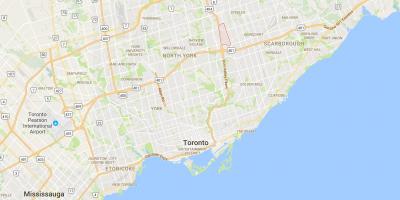 Mapa Pleasant View district Toronto