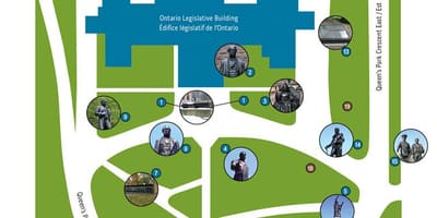 Mapa Queen ' s Park v Toronto