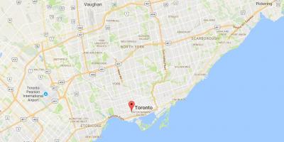 Mapa Queen street west Toronto