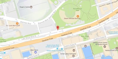 Mapa Rees street Toronto