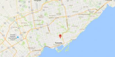 Mapa St. James Town Toronto