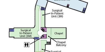 Mapa St. Joseph ' s Health centre Toronto level 3