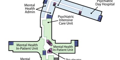 Mapa St. Joseph ' s Health centre Toronto úrovni 7