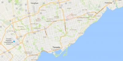Mapa Tam O ' shanter – Sullivandistrict Toronto