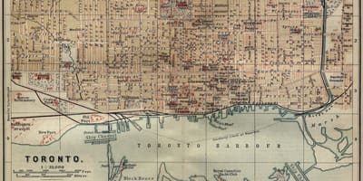 Mapa Toronto 1894