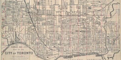 Mapa Toronto 1902