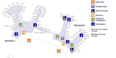 Mapa Toronto airport bran