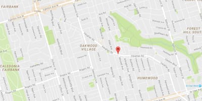 Mapa silnici Toronto Vaughan