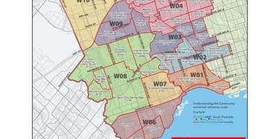 Mapa west Toronto