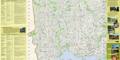 Mapa zahrady Toronto west